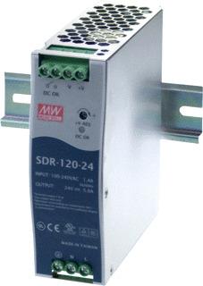 Mean Well SDR Gelijkstroomvoeding 12V | SDR-120-12, Doe-het-zelf en Bouw, Overige Doe-Het-Zelf en Bouw, Verzenden