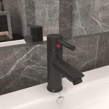 vidaXL Wastafelkraan 130x176 mm grijs, Doe-het-zelf en Bouw, Verzenden, Nieuw