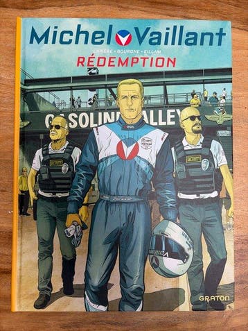 Michel Vaillant - Rédemption + frontispice + dédicace - C -, Nieuw