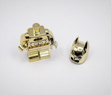 Lego Minifiguur - DC Comics - Lego Chrome Gold Batman DC