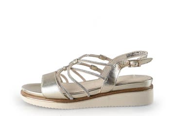Tamaris Sandalen in maat 40 Goud, Verzenden, Sandalen of Muiltjes