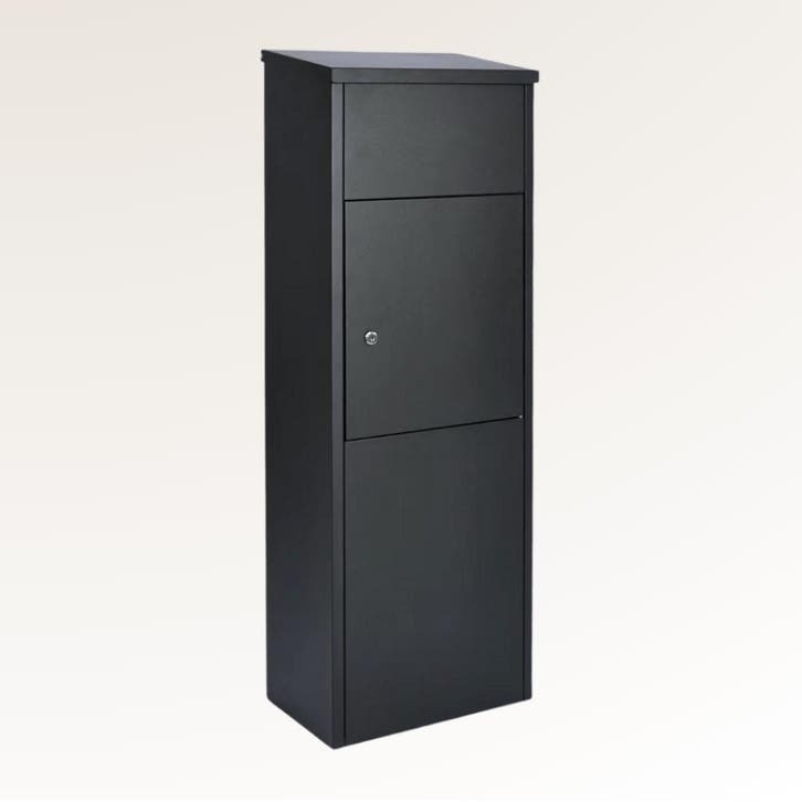 Pakketbrievenbus - ParcelXL® One - Zwart, Tuin en Terras, Brievenbussen, Staande brievenbus, Nieuw, Staal, Verzenden