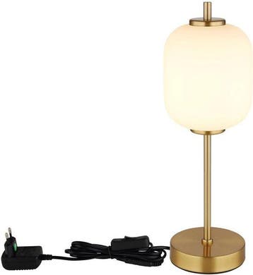 2dekans | Globo - tafellamp - EWALD - brons - glas - Ø 14cm, Ophalen of Verzenden, Nieuw