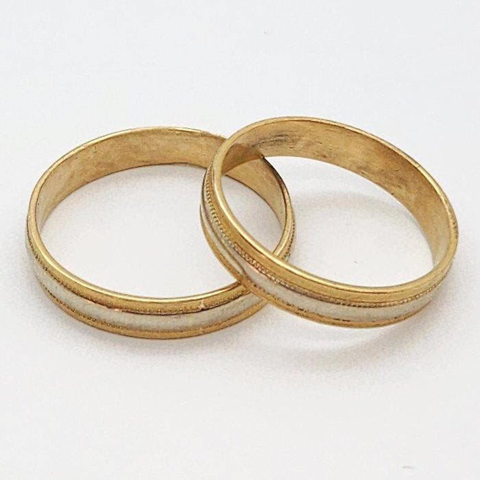 Other brand - Ring - 18 karaat Geel goud - Alliantie, Handtassen en Accessoires, Ringen