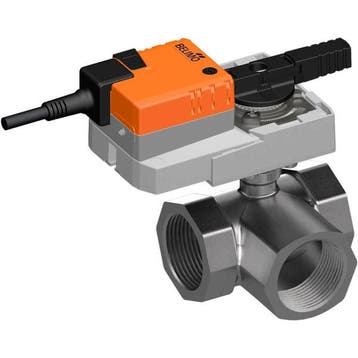 Belimo 3-Weg Kogelkraan Rp2 Kvs49 24VAC/DC 90s, Verzenden