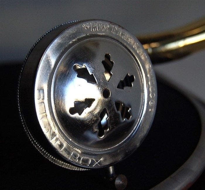 His Masters Voice - His Masters Voice (reproductie, Antiek en Kunst, Curiosa en Brocante