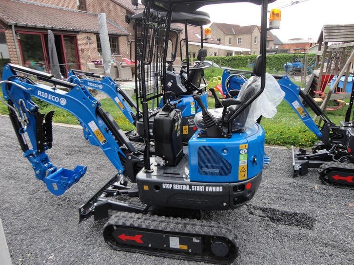Rippa R10 - 1 ton Full option - op voorraad snel leverbaar, Articles professionnels, Machines & Construction | Grues & Excavatrices