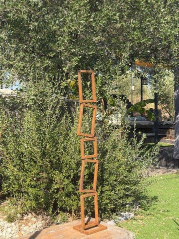 Ana Lucia B.M - Sculpture Corten - XXL - NO Reserve