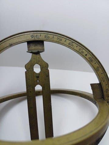 Zonnewijzer - Verguld messing - Europa - 1750-1800 - Anello