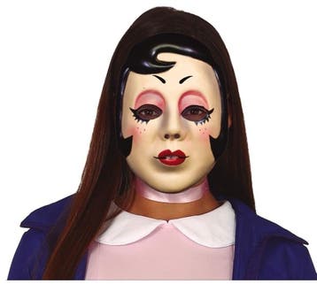 Halloween Pin Up Girl Masker, Verzenden
