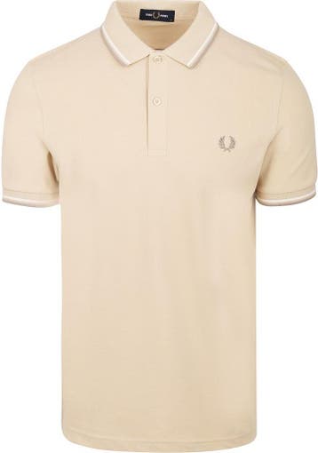 Fred Perry Polo M3600 Ecru V32 maat Maat 48/50 (M) Heren, Kleding | Heren, Polo's, Verzenden, Nieuw, Maat 48/50 (M), Fred Perry
