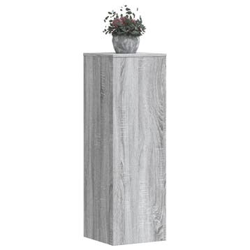 vidaXL Plantenstandaards 2 st 33x33x100 cm bewerkt hout, Verzenden, Nieuw