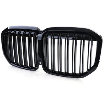 Dubbelspijls Glans Zwarte Nieren (Grillen) BMW X7 G07 B6429