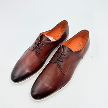 Santoni - Platte schoenen - Maat: EU 44.5, Nieuw