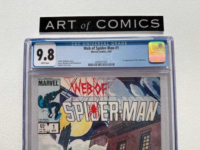 Web of Spider-Man #1 - CGC 9.8 - 1st appearance of the, Livres, BD | Comics