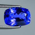 Bleu Tanzanite - 3.65 ct - International Gemological, Nieuw