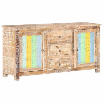 vidaXL Dressoir 151x40x75 cm ruw acaciahout, Verzenden