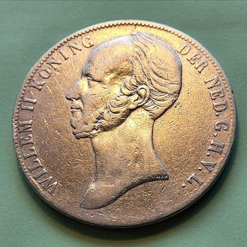 Nederland. Willem II. 2 1/2 Gulden 1844
