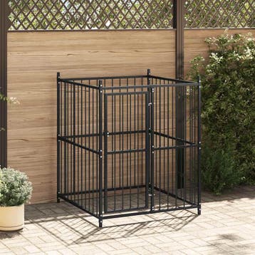 vidaXL Hondenkennel voor buiten 120x120x150 cm, Verzenden, Nieuw