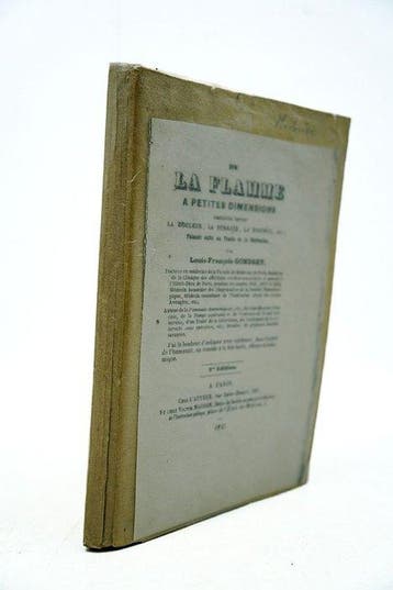 Louis-François Gondret - De la flamme à petite dimensions