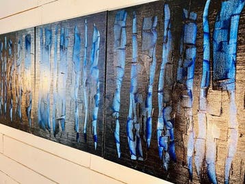 Ronan Martin - Snowdon Forest by Night - XXL, Antiquités & Art, Art | Peinture | Moderne