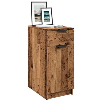vidaXL Bureau 33x50x75 cm bewerkt hout oud houtkleurig, Verzenden, Nieuw
