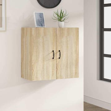 vidaXL Hangkast 60x31x60 cm bewerkt hout sonoma eikenkleurig, Verzenden