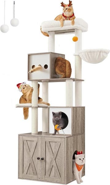 Kattenkrabpaal - kattenboom – hoogte 185 cm - met, Verzenden, Nieuw