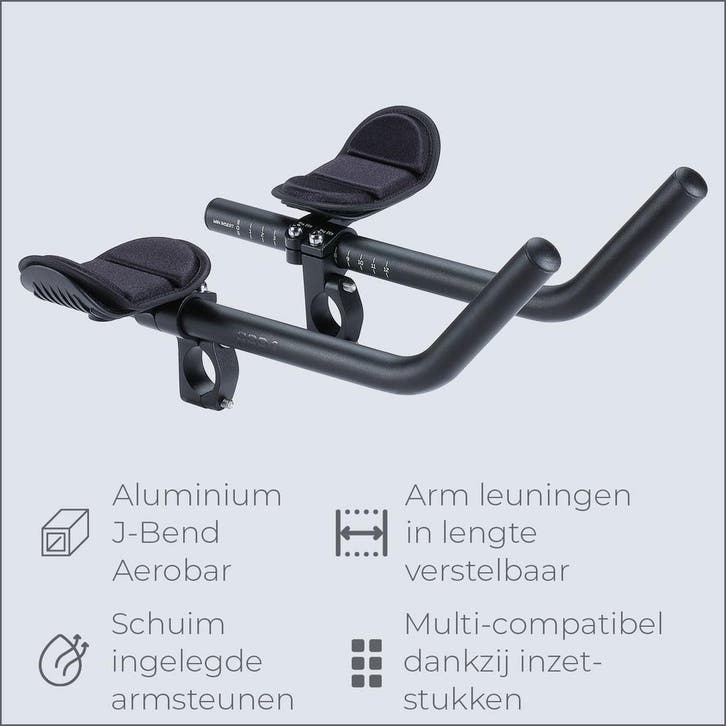 BBB Cycling Extra Lang Opzetstuur Racefiets - Verstelbaar, Auto diversen, Auto-accessoires, Zo goed als nieuw, Verzenden