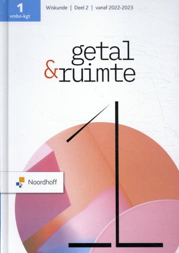 1 vmbo-kgt Wiskunde deel 2 / Getal en Ruimte / leerboek, Verzenden, Gelezen