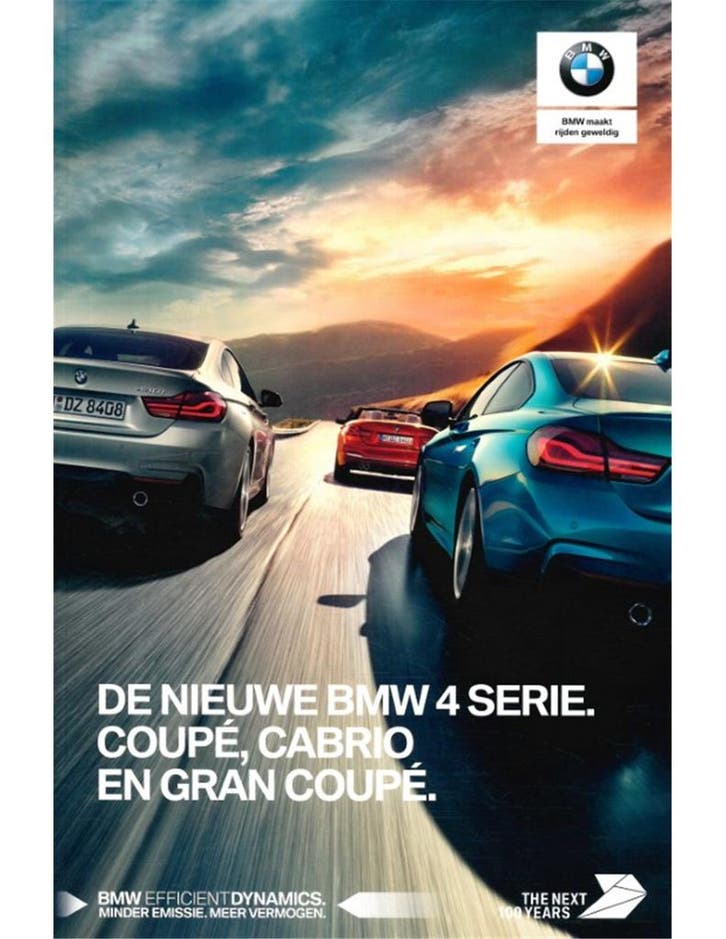 2017 BMW 4 SERIE BROCHURE NEDERLANDS, Livres, Autos | Brochures & Magazines
