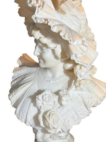 Ferdinando Vichi (1875-1945) - Buste, Dama sorridente, con