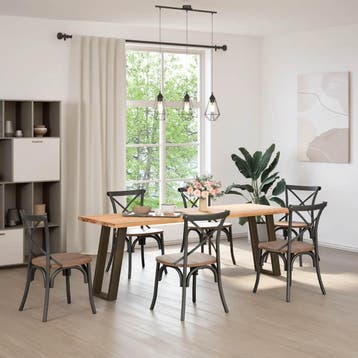 vidaXL Console tafelpoten 2st U-vormig 38x(72-73)cm staal, Verzenden, Nieuw