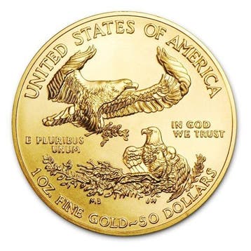 Verenigde Staten. 50 Dollars 1 oz $50 USD American Gold, Postzegels en Munten, Edelmetalen en Baren