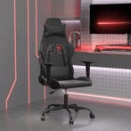 vidaXL Massage gamestoel kunstleer zwart, Verzenden