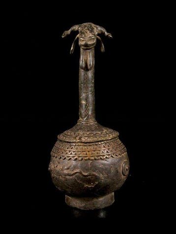 Ram bronzen vat - Dogon - Mali