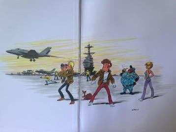 Spirou et Fantasio - Spirou et la Gorgnone bleue + 3x, Livres