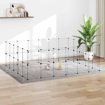 vidaXL Huisdierenkooi met deur 44 panelen 210x175x70 cm, Dieren en Toebehoren, Verzenden, Nieuw