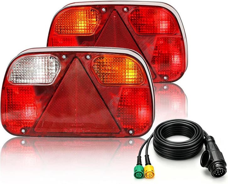 Aanhangerlampen 12V E-keur | Tweede kansje | OP = OP, Auto diversen, Aanhangwagen-onderdelen, Zo goed als nieuw, Verzenden