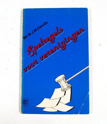 Spelregels voor verenigingen - Davids, Boeken, Studieboeken en Cursussen, Verzenden, Nieuw