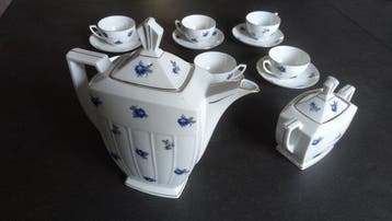 Victoria - Service à café (8) - porcelaine fine