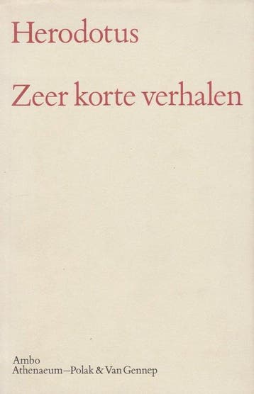 Zeer korte verhalen / Baskerville serie 9789026308208, Verzenden, Gelezen, Herodotus