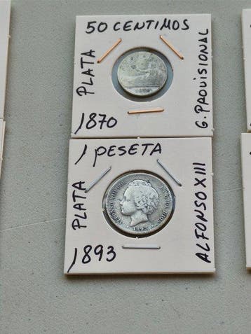 Spanje. Peseta 1870-2000 (Zonder minimumprijs)