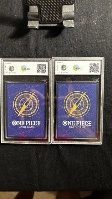 Bandai - 2 Graded card - One Piece - Monkey D. Luffy, Nieuw