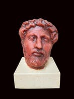 sculptuur, Scultura testa Imperatore Adriano - 11 cm - Was,