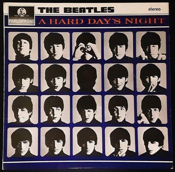 Beatles - A Hard Days Night (UK) - Very Scarce 1969 Label -