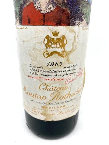 1985 Château Mouton Rothschild - Pauillac 1er Grand Cru, Verzamelen, Wijnen, Nieuw