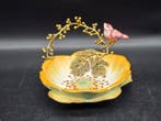 Bol - Porcelaine, Bronze - Oiseau, Antiquités & Art