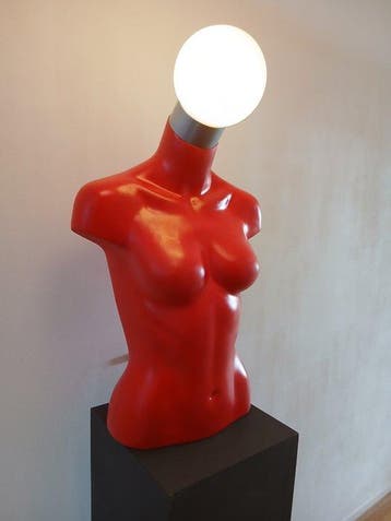 Mannequin - Lamp - Opaline