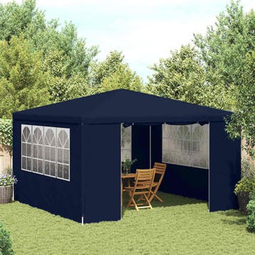 vidaXL Partytent met zijwanden professioneel 90 g/m² 4x4 m, Verzenden, Nieuw